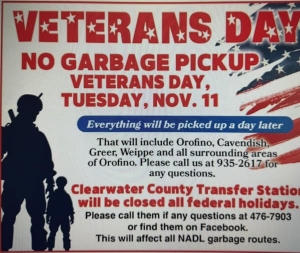 veterans day sign